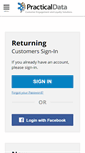 Mobile Screenshot of myaccount.practicaldata.com